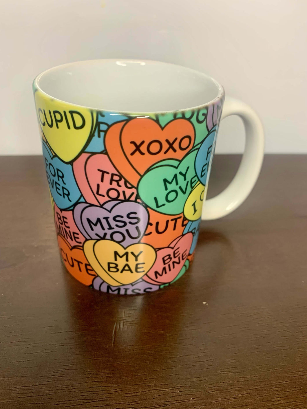 Conversation Hearts Mug